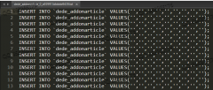 织梦dedecms在PHP7后台数据备份文件没有值空白